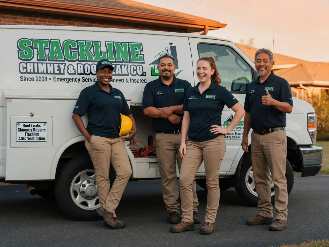 Chimney flashing repair company in Burlington, NC